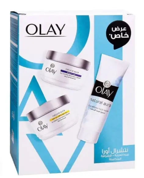 Olay Natural Aura All In One Glow Regimen Pack