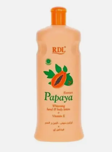 Rdl Papaya Milk Hand Body Lotion 600ml