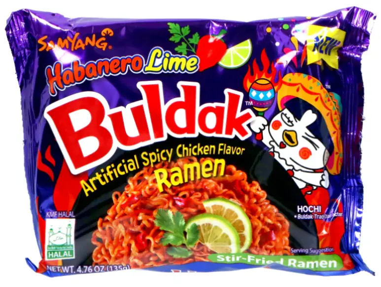 Samyang Buldak Habanero Lime