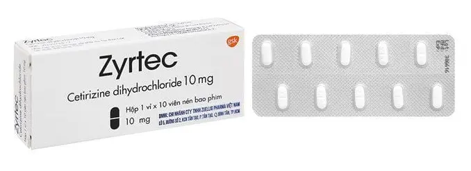  Cetirizine 10mg