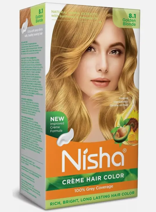 Nish Cream Hair Color Gloden Blonde