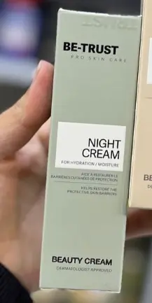 BE TRUST NIGHT CREAM