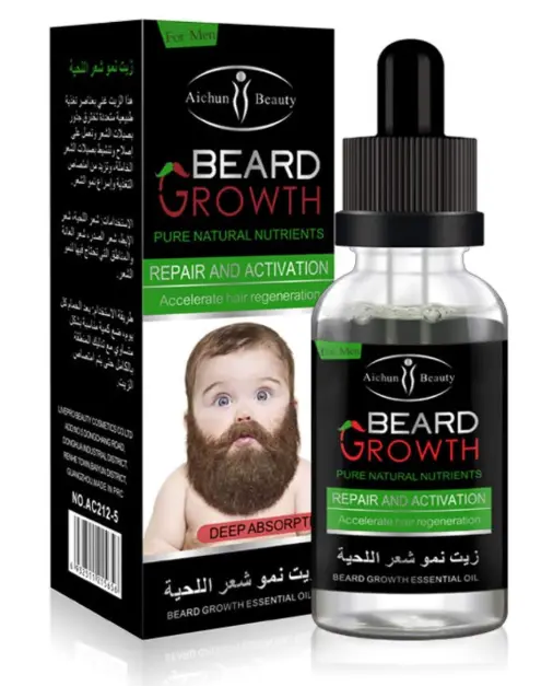 Aichun Beauty Beard Growth 30Ml Ac212-5 အမွှေးပေါက်ဆေး