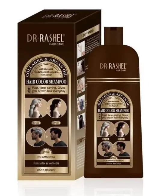 Dr Rashel Collagen Argan Oil Hair Color Shampoo 400ml