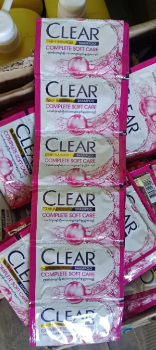 Clear ခေါင်းရှော်ရည်အထုပ်