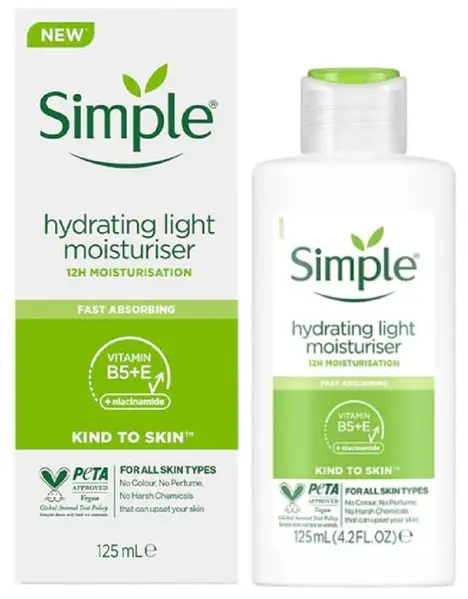 Simple Hydrating Light Moisturiser 125ml