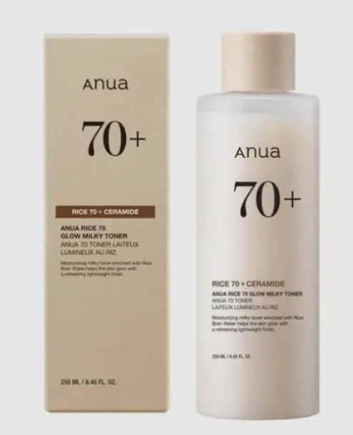 Anua Rice 70+Ceramide Glow Milky Toner 250ml