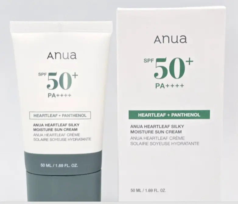 Anua Heartleaf Silky Moisture Mild Sunscreen 50ml