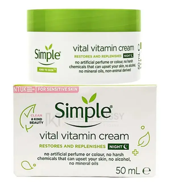 Simple Vital Vitamin Night Cream 50ml