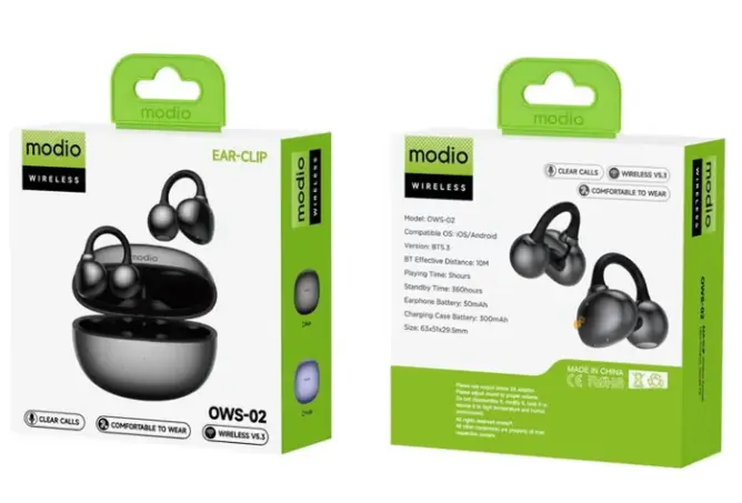 Modio Wireless Ear Clip OWS 02