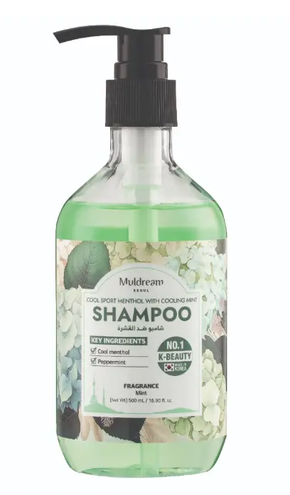 Muldream Cool Sport Menthol With Cooling Mint Shampoo 300ml