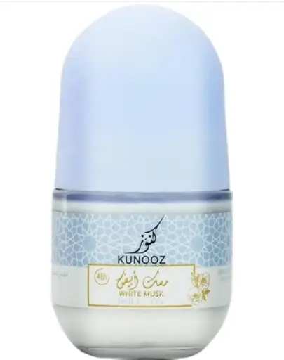 [WH02421] Kunooz Roll On White Musk 50ml