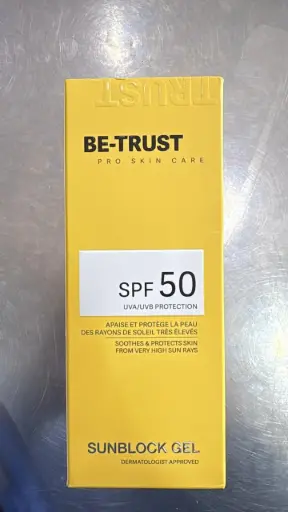 [WH02728] BE TRUST SUNBLOCK GEL SPE 50