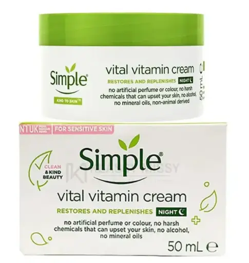 [WH03082] Simple Vital Vitamin Night Cream 50ml
